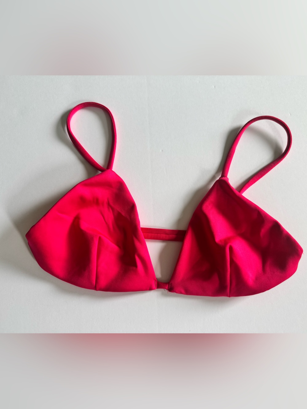 Left On Friday Sweet Victory Bikini Top Hot Pink Size M